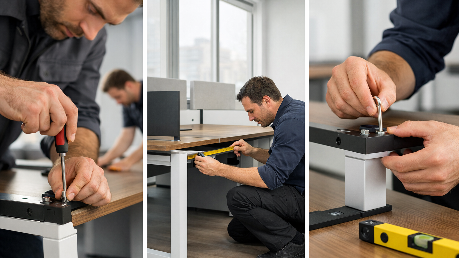 cappelluti sancilio molfetta - montaggio arredo seduto scrivanie parete divisoria